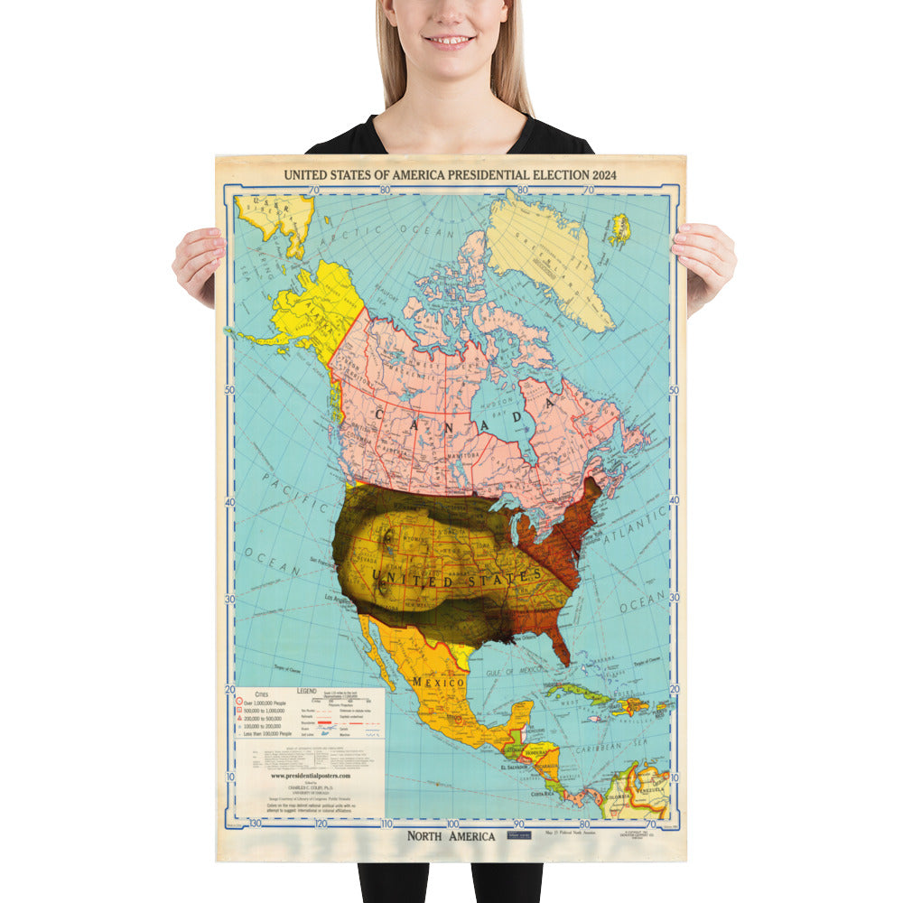 Poster - Nikki Haley 2024 President Elect Color Single Face