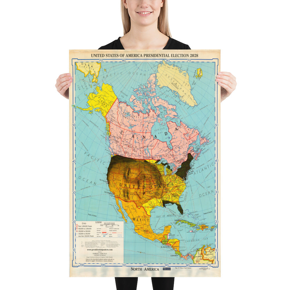 Poster - Ron DeSantis 2028 President Elect Color Single Face