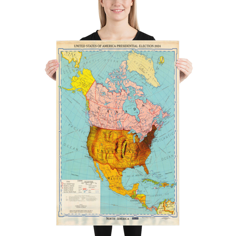 Poster - Donald Trump 2024 President Elect Color Single Face